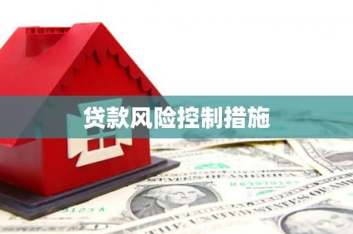 洪江贷款风险控制措施