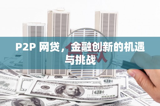 盈江P2P 网贷，金融创新的机遇与挑战