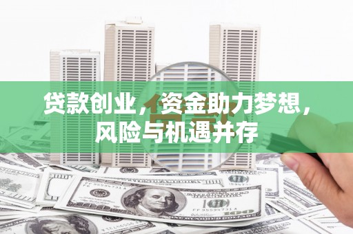田家庵贷款创业，资金助力梦想，风险与机遇并存