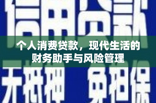师宗个人消费贷款，现代生活的财务助手与风险管理