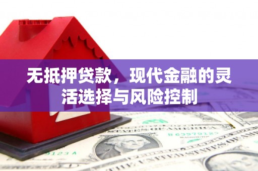 容县无抵押贷款，现代金融的灵活选择与风险控制