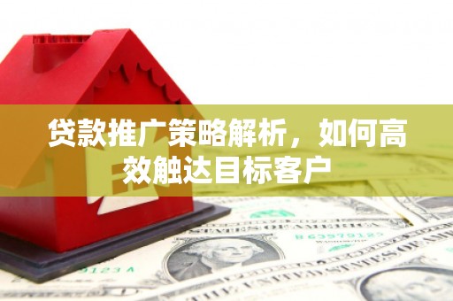 色达贷款推广策略解析，如何高效触达目标客户