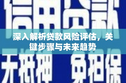 凤城深入解析贷款风险评估，关键步骤与未来趋势