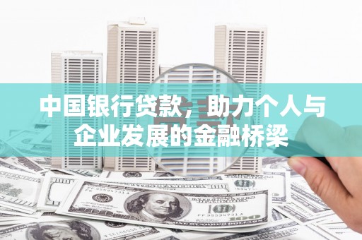 民丰中国银行贷款，助力个人与企业发展的金融桥梁